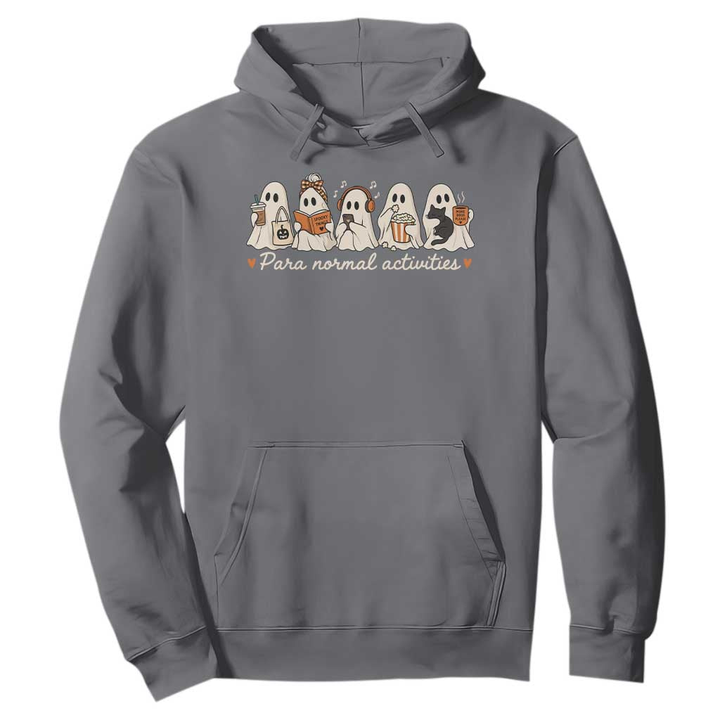 Para Normal Activities Cute Ghost Fall Season Halloween Hoodie