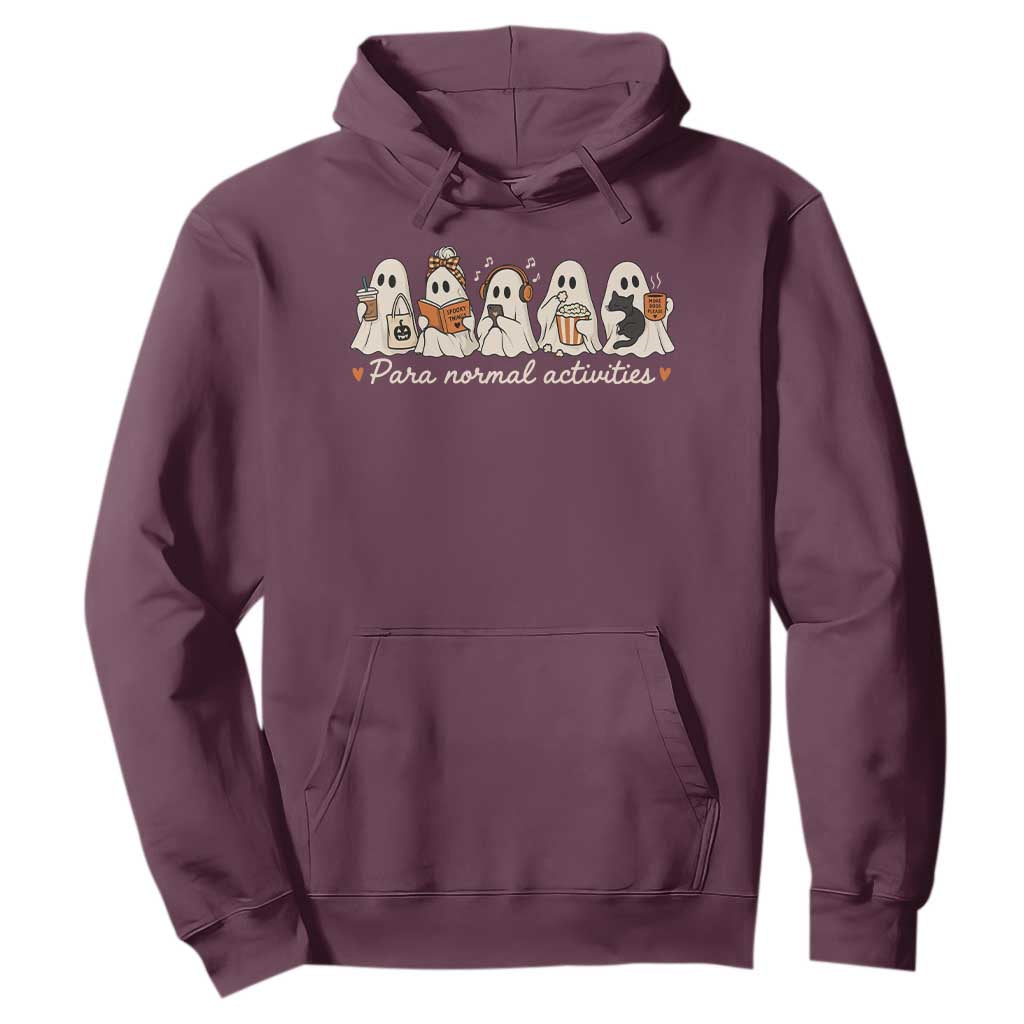 Para Normal Activities Cute Ghost Fall Season Halloween Hoodie