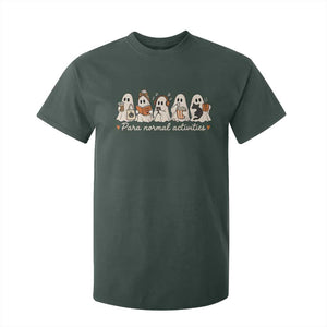 Para Normal Activities Cute Ghost Fall Season Halloween T Shirt For Kid