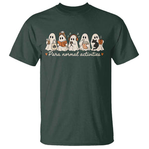 Para Normal Activities Cute Ghost Fall Season Halloween T Shirt