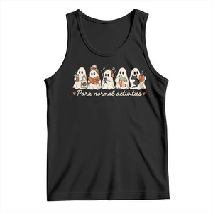 Para Normal Activities Cute Ghost Fall Season Halloween Tank Top