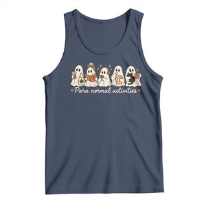 Para Normal Activities Cute Ghost Fall Season Halloween Tank Top