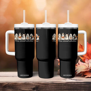 Para Normal Activities Cute Ghost Fall Season Halloween Tumbler With Handle