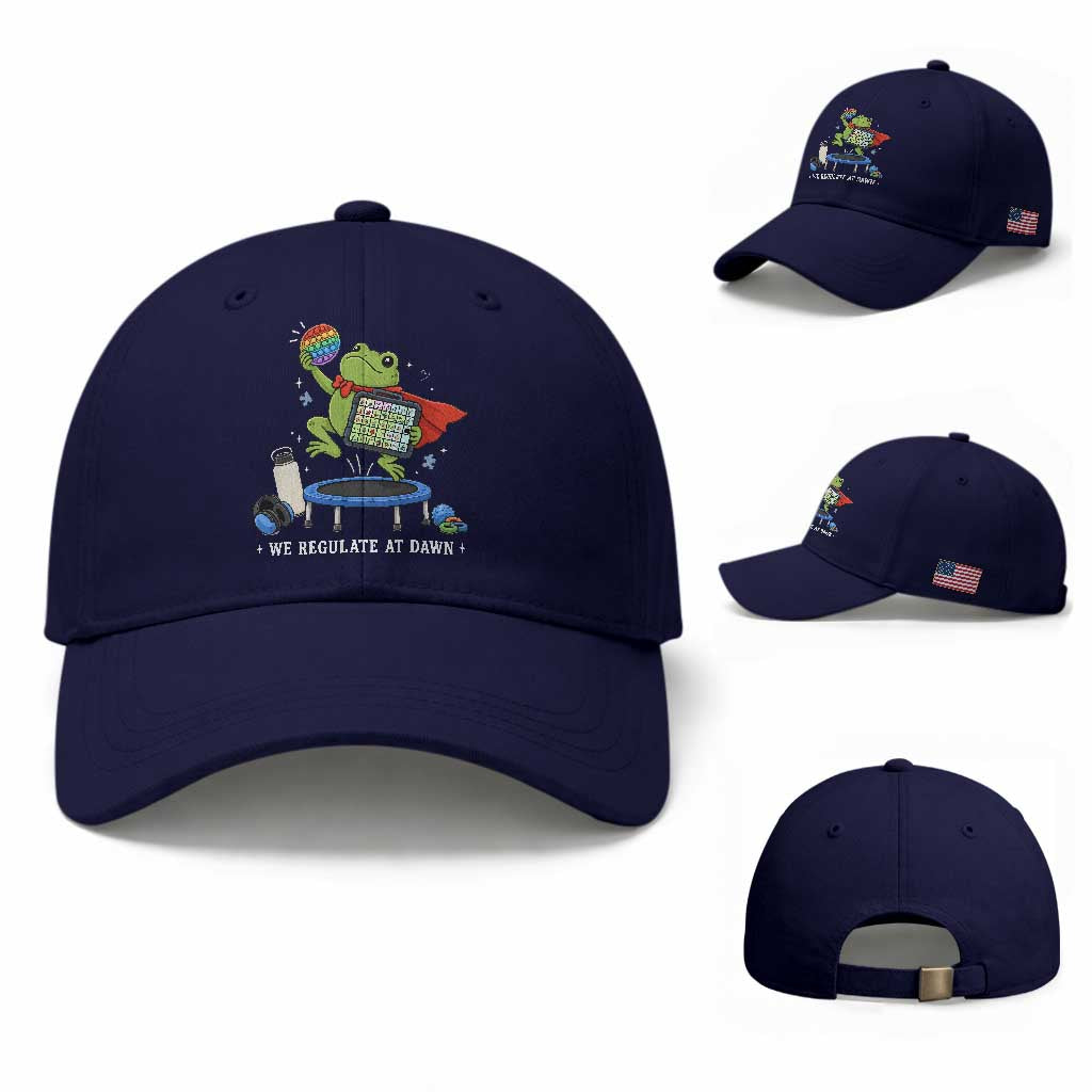 Inclusion Frog OT SPED Teacher Baseball Cap We Regulate At Dawn