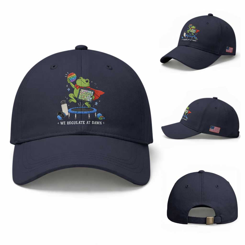 Inclusion Frog OT SPED Teacher Baseball Cap We Regulate At Dawn