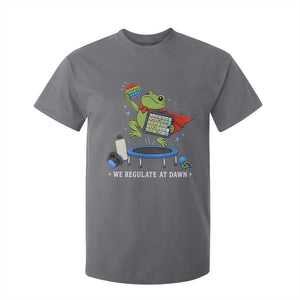Inclusion Frog OT SPED Teacher T Shirt For Kid We Regulate At Dawn