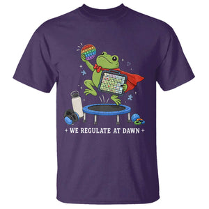 Inclusion Frog OT SPED Teacher T Shirt We Regulate At Dawn