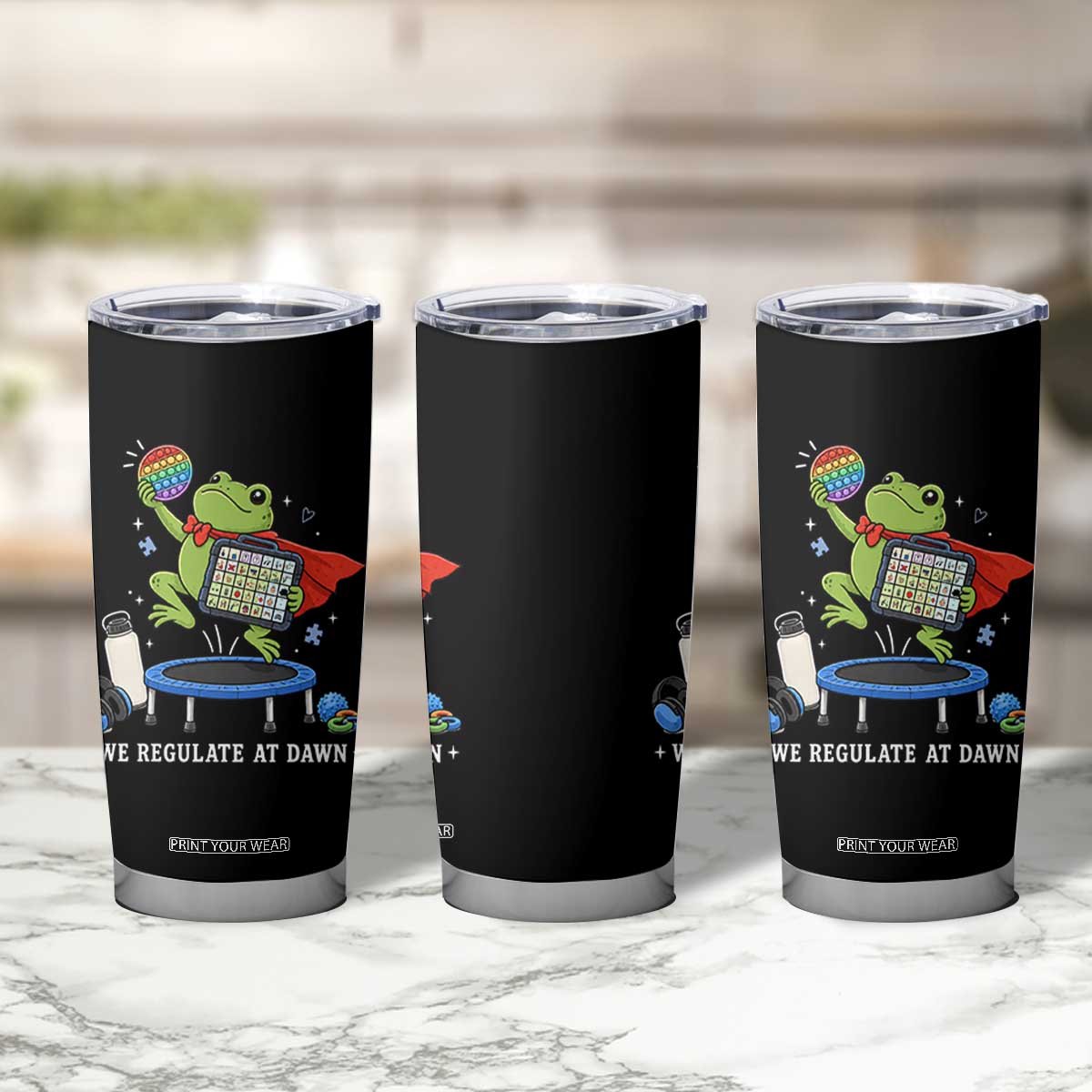 Inclusion Frog OT SPED Teacher Tumbler Cup We Regulate At Dawn