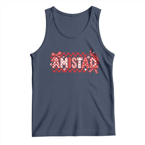 Amistad Coquette Tank Top Red Peacock School House Spirit Graphic