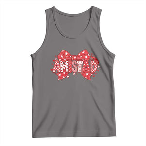 Amistad Coquette Tank Top I Love Amistad Preppy Bow Teacher Student