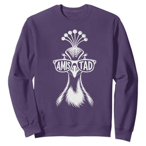 Cool Peacock Wearing Sunglasses Amistad Sweatshirt School Spirit Teachers Students