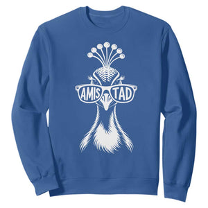 Cool Peacock Wearing Sunglasses Amistad Sweatshirt School Spirit Teachers Students