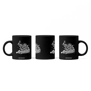 Amistad School House Spirit Coffee Mug Elegant Peacock Graphic