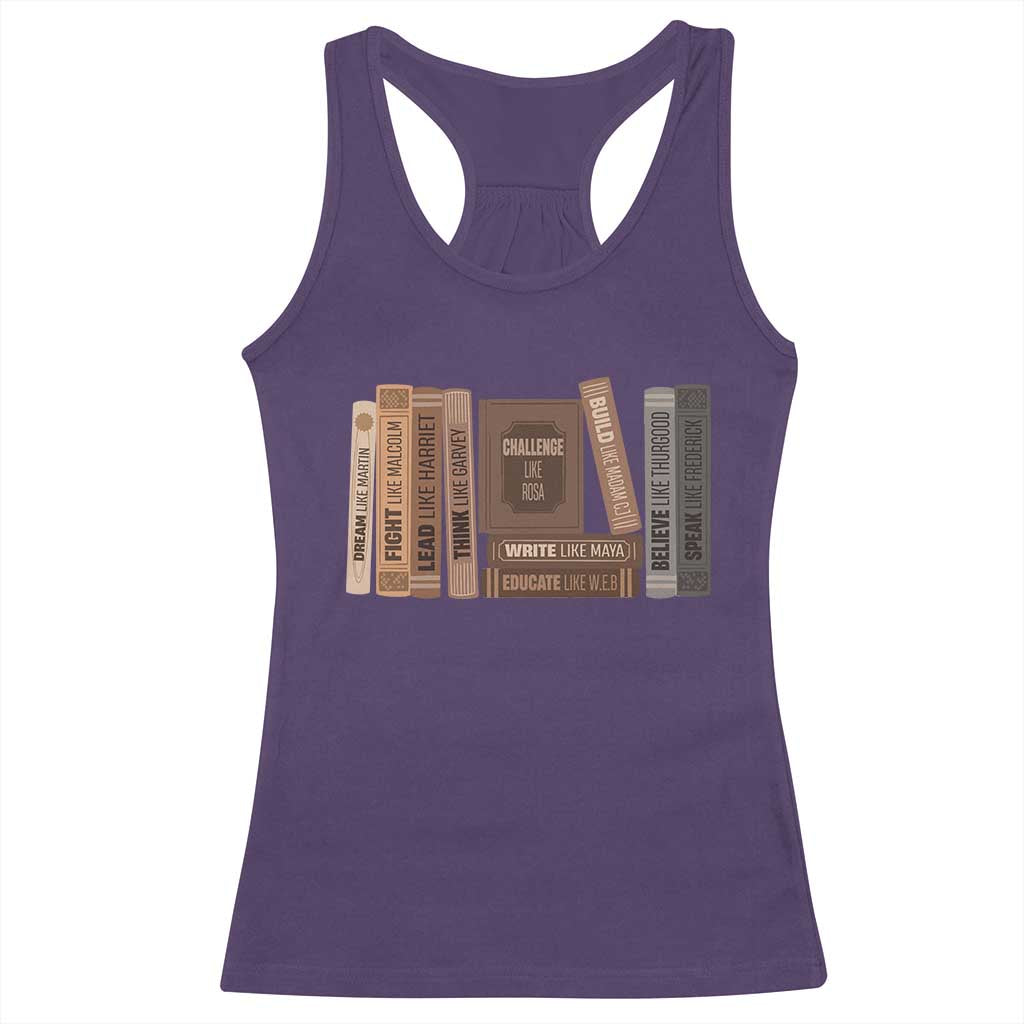 Black History Month Racerback Tank Top Black Leaders African American Teachers TS10 Purple Print Your Wear