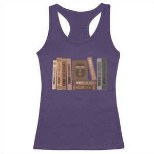 Black History Month Racerback Tank Top Black Leaders African American Teachers TS10 Purple Print Your Wear