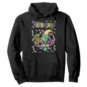 Mardi Gras Hoodie Fleur de Lis Carnival Fat Tuesday TS10 Black Print Your Wear