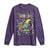 Mardi Gras Long Sleeve Shirt Fleur de Lis Carnival Fat Tuesday TS10 Purple Print Your Wear