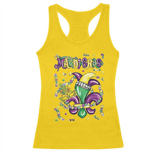 Mardi Gras Racerback Tank Top Fleur de Lis Carnival Fat Tuesday TS10 Daisy Print Your Wear