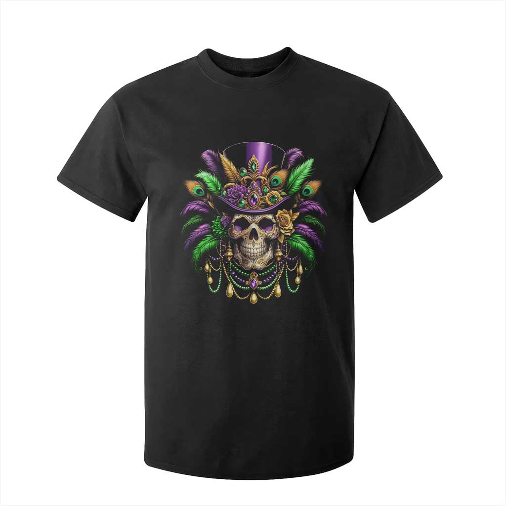 Mardi Gras Sugar Skull T Shirt For Kid Fat Tuesday TS10 Black Print Your Wear