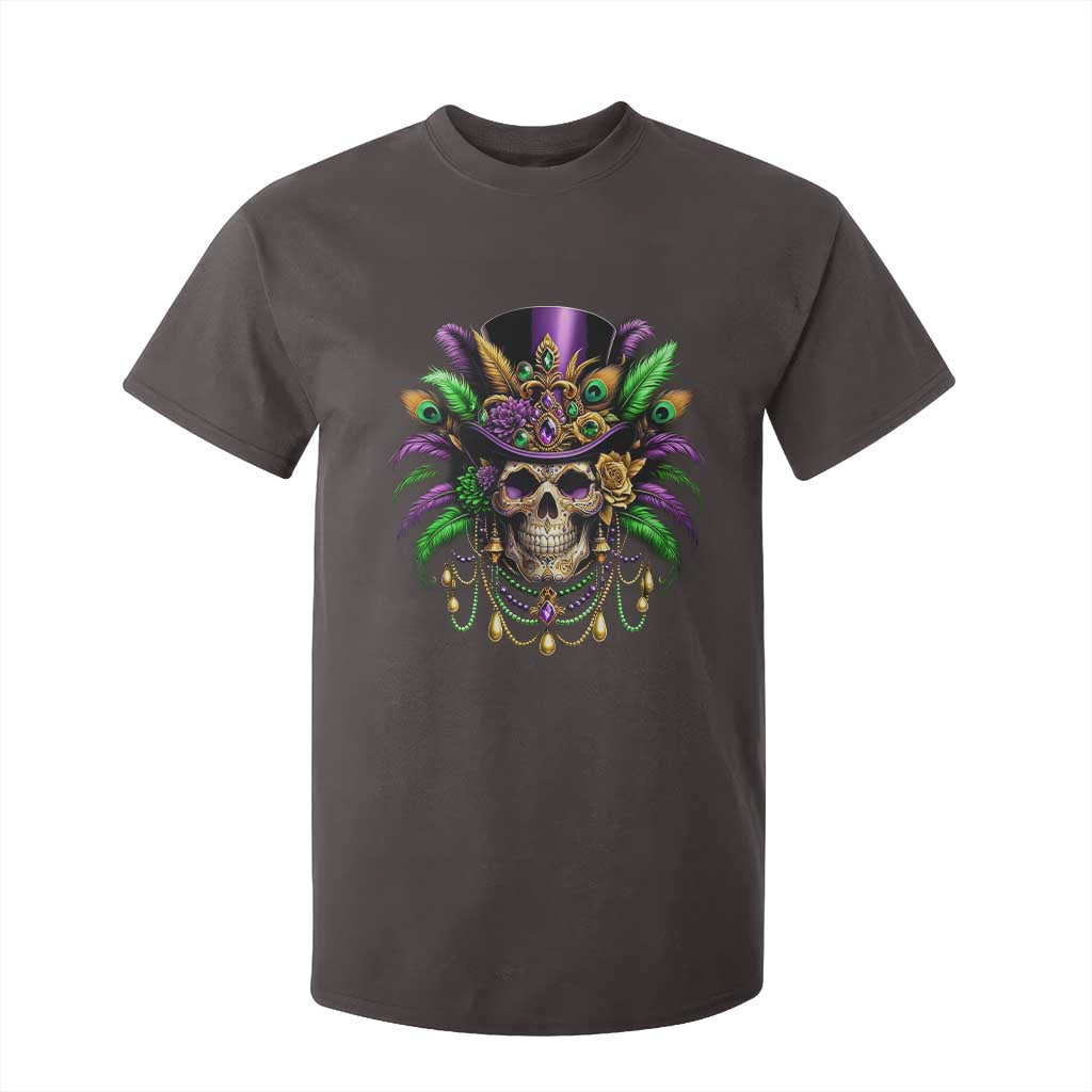 Mardi Gras Sugar Skull T Shirt For Kid Fat Tuesday TS10 Dark Chocolate Print Your Wear