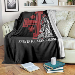 Catholic Knight Templar Crusader Cross Throw Blanket Kingdom Of Jerusalem TS10 Print Your Wear