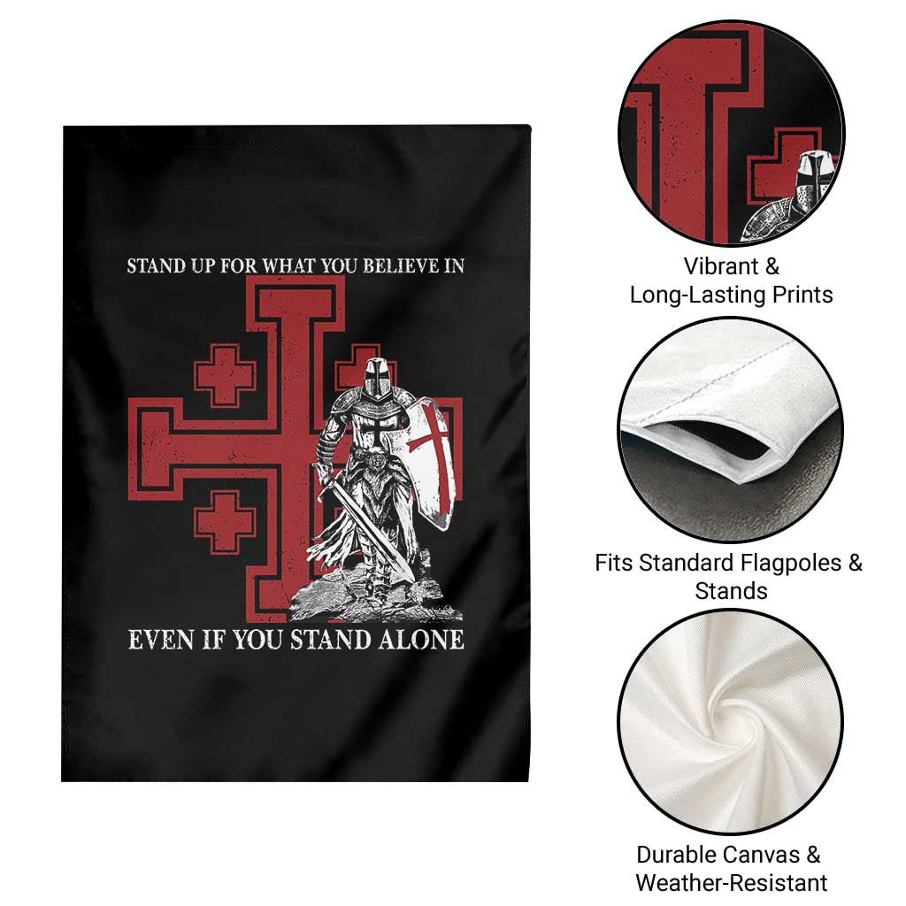 Catholic Knight Templar Crusader Cross Garden Flag Kingdom Of Jerusalem TS10 Print Your Wear