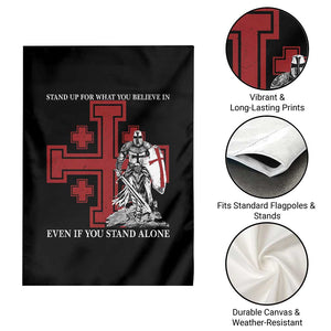 Catholic Knight Templar Crusader Cross Garden Flag Kingdom Of Jerusalem TS10 Print Your Wear
