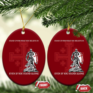 Catholic Knight Templar Crusader Cross Ceramic Ornament Kingdom Of Jerusalem TS10 Print Your Wear