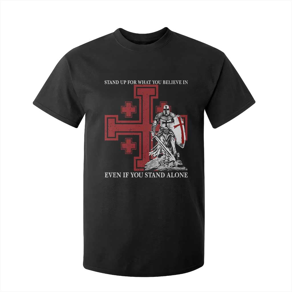Catholic Knight Templar Crusader Cross T Shirt For Kid Kingdom Of Jerusalem TS10 Black Print Your Wear