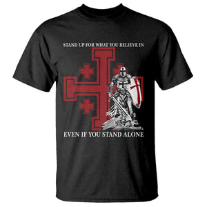 Catholic Knight Templar Crusader Cross T Shirt Kingdom Of Jerusalem TS10 Black Print Your Wear