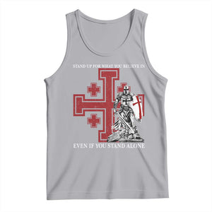 Catholic Knight Templar Crusader Cross Tank Top Kingdom Of Jerusalem TS10 Athletic Heather Print Your Wear