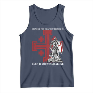 Catholic Knight Templar Crusader Cross Tank Top Kingdom Of Jerusalem TS10 Navy Print Your Wear