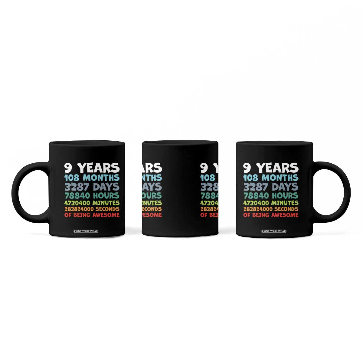 9 Year Old Bday Coffee Mug Son Boy 9yr 9th Birthday Gifts TS10 Print Your Wear