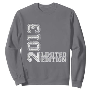2013 Limited Edition Sweatshirt Limited Edition 13th Birthday Boys Girl TS10 Charcoal Print Your Wear