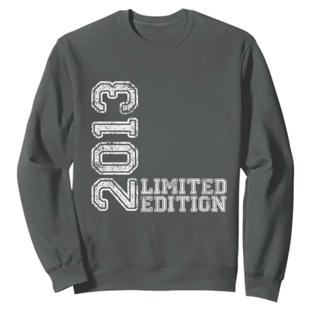 2013 Limited Edition Sweatshirt Limited Edition 13th Birthday Boys Girl TS10 Dark Heather Print Your Wear