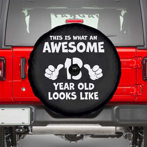 13th Birthday Spare Tire Cover Awesome 14 Year Old Looks Like TS10 Black Print Your Wear