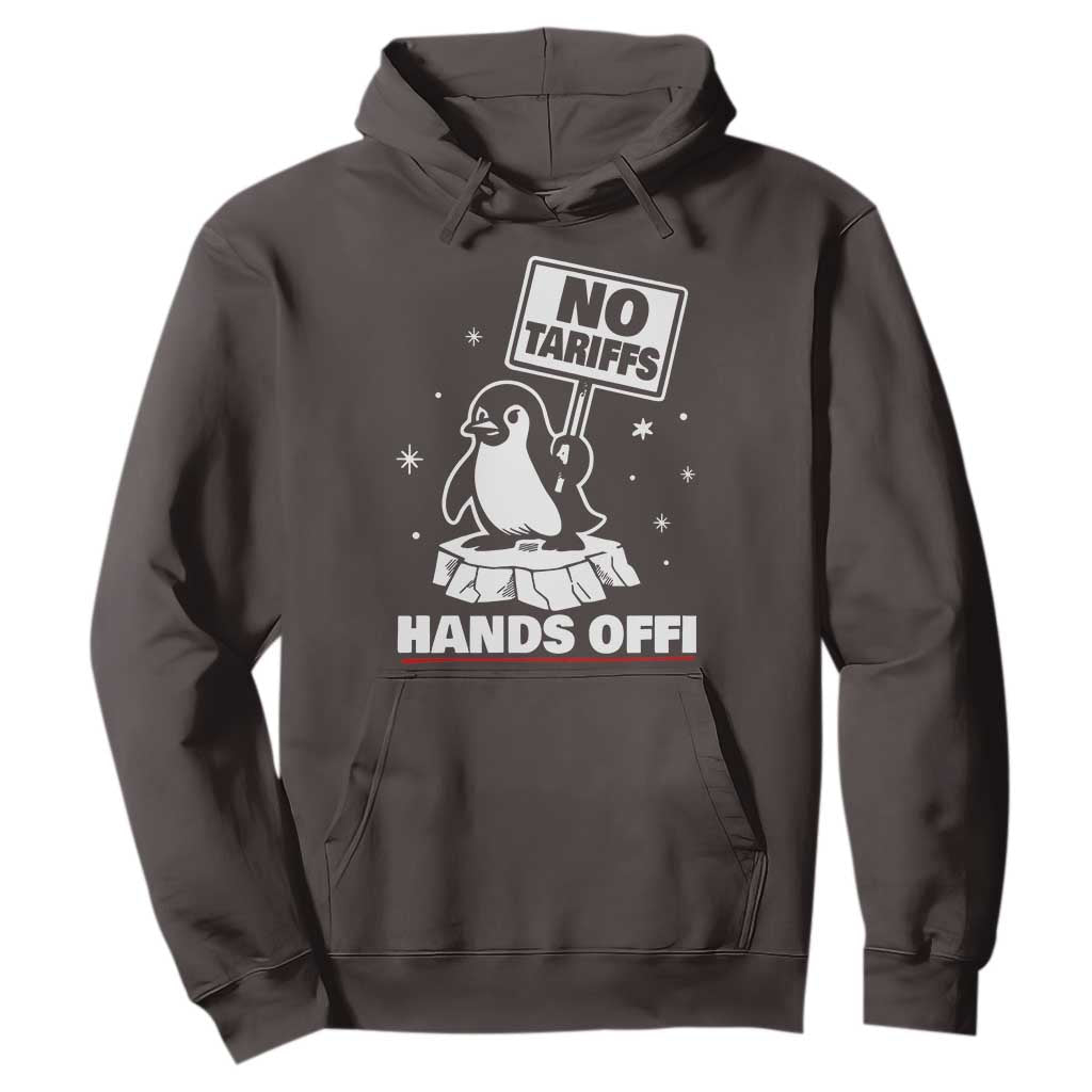 Funny Resist Penguins Hoodie Tariffs on Penguins? Really TS10 Dark Chocolate Print Your Wear