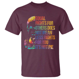 Notorious RBG T Shirt Feminist Citizen LGBTQ+ Equal Rights Advocate TS10 Maroon Print Your Wear