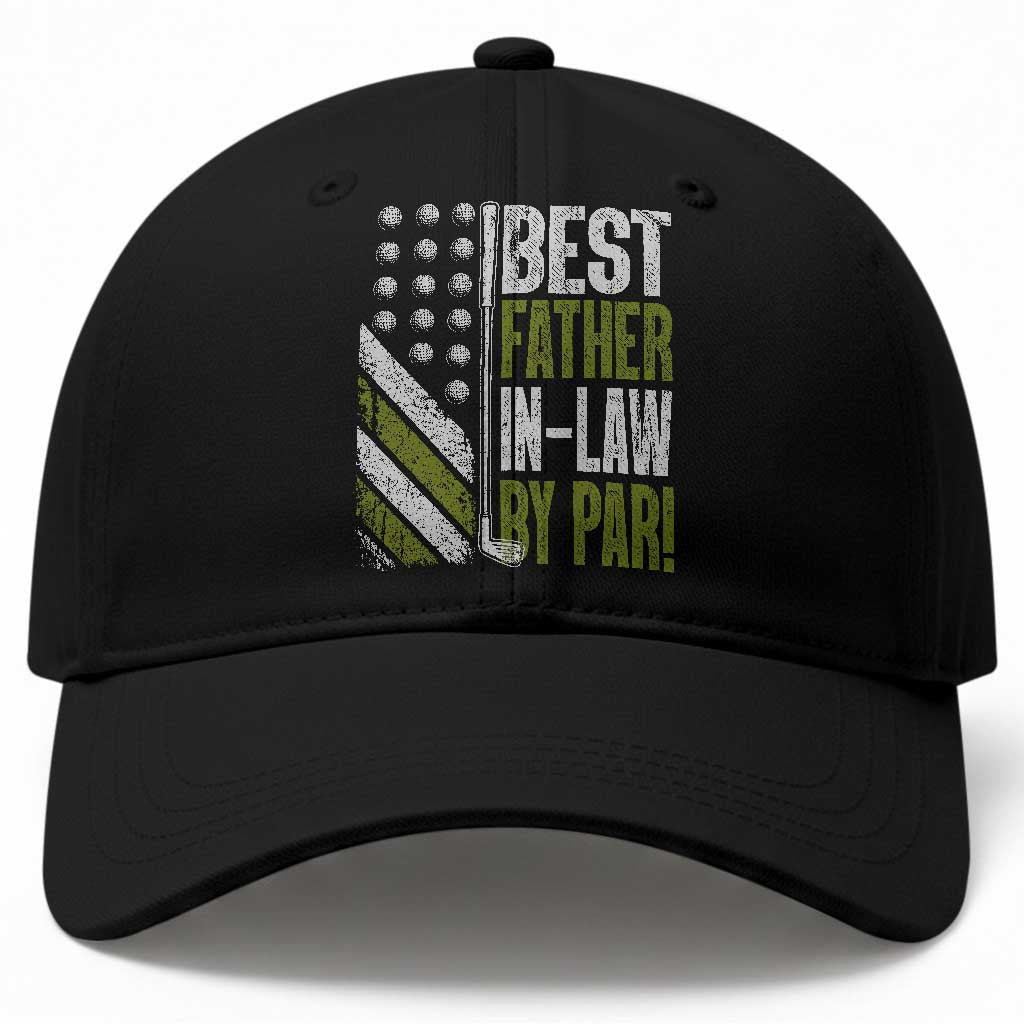 Father In Law Golf Baseball Cap Best FIL By Par Fathers Day Gift for Golfers TS10 Print Your Wear
