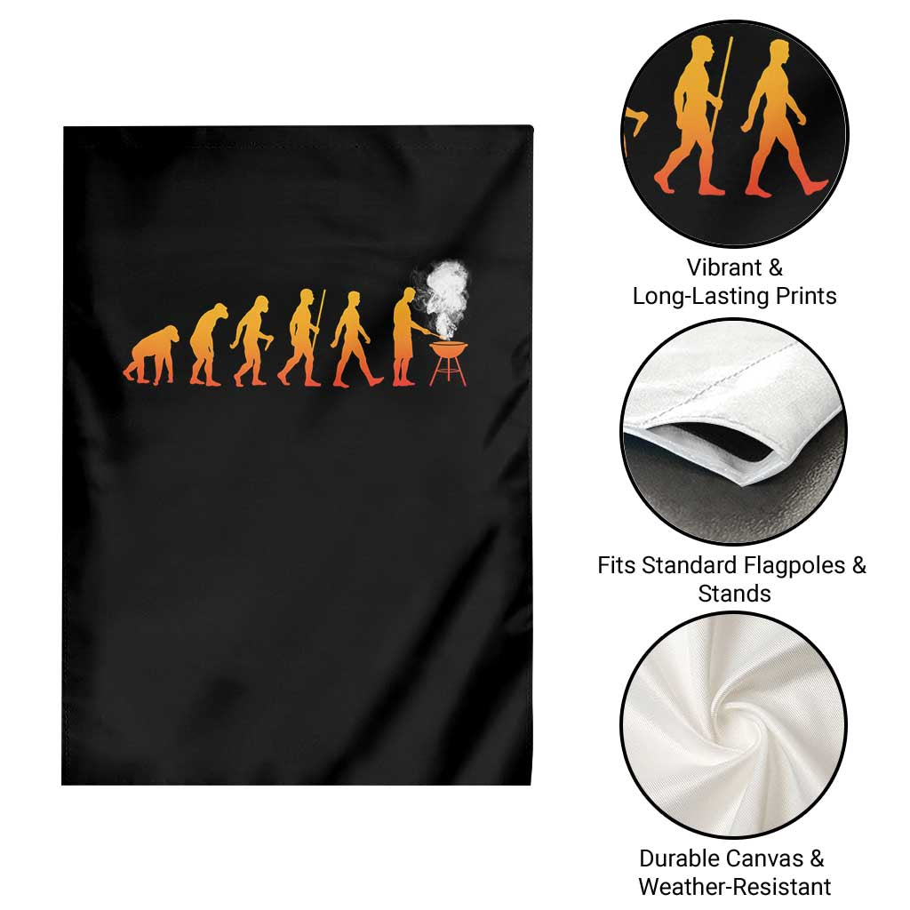 Funny BBQ Garden Flag Evolution Of Grill Master Grilling Gifts Meat Smoking TS10 Print Your Wear