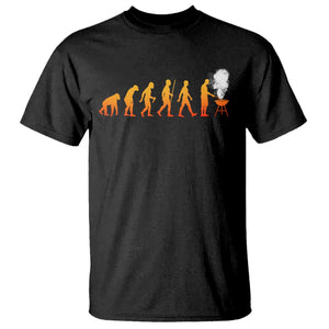 Funny BBQ T Shirt Evolution Of Grill Master Grilling Gifts Meat Smoking TS10 Black Print Your Wear