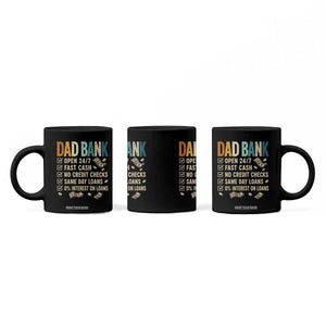 Funny Dad Coffee Mug Retro Dad Bank Fathers Day TS10 Print Your Wear