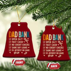 Funny Dad Ceramic Ornament Retro Dad Bank Fathers Day TS10 Print Your Wear