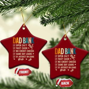 Funny Dad Ceramic Ornament Retro Dad Bank Fathers Day TS10 Print Your Wear