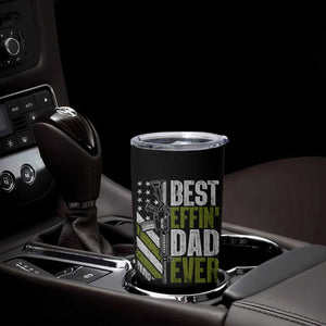 Best Effin Dad Ever Tumbler Cup Fathers Day Daddy Gun American Flag TS10 Print Your Wear