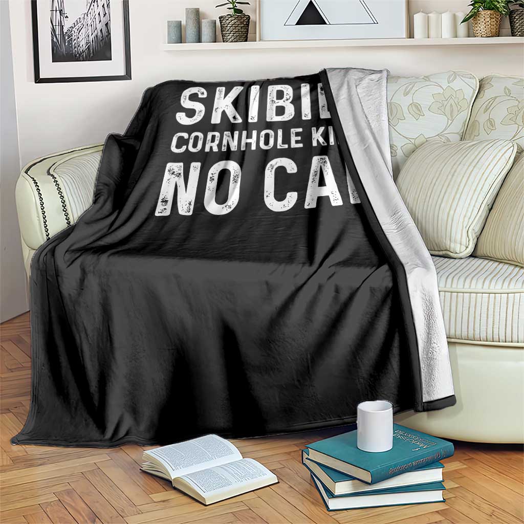 Cornhole King Throw Blanket No Cap Funny Bean Bag Toss Game TS10 Print Your Wear