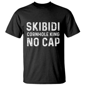 Cornhole King T Shirt No Cap Funny Bean Bag Toss Game TS10 Black Print Your Wear