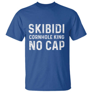 Cornhole King T Shirt No Cap Funny Bean Bag Toss Game TS10 Royal Blue Print Your Wear