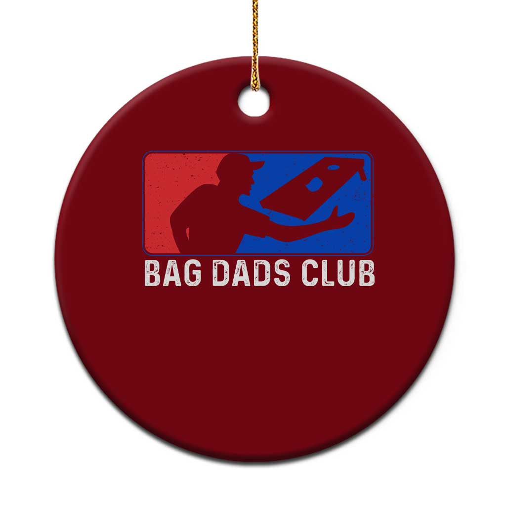 Funny Cornhole Bag Dads Club Ceramic Ornament TS10 1pc Red Print Your Wear