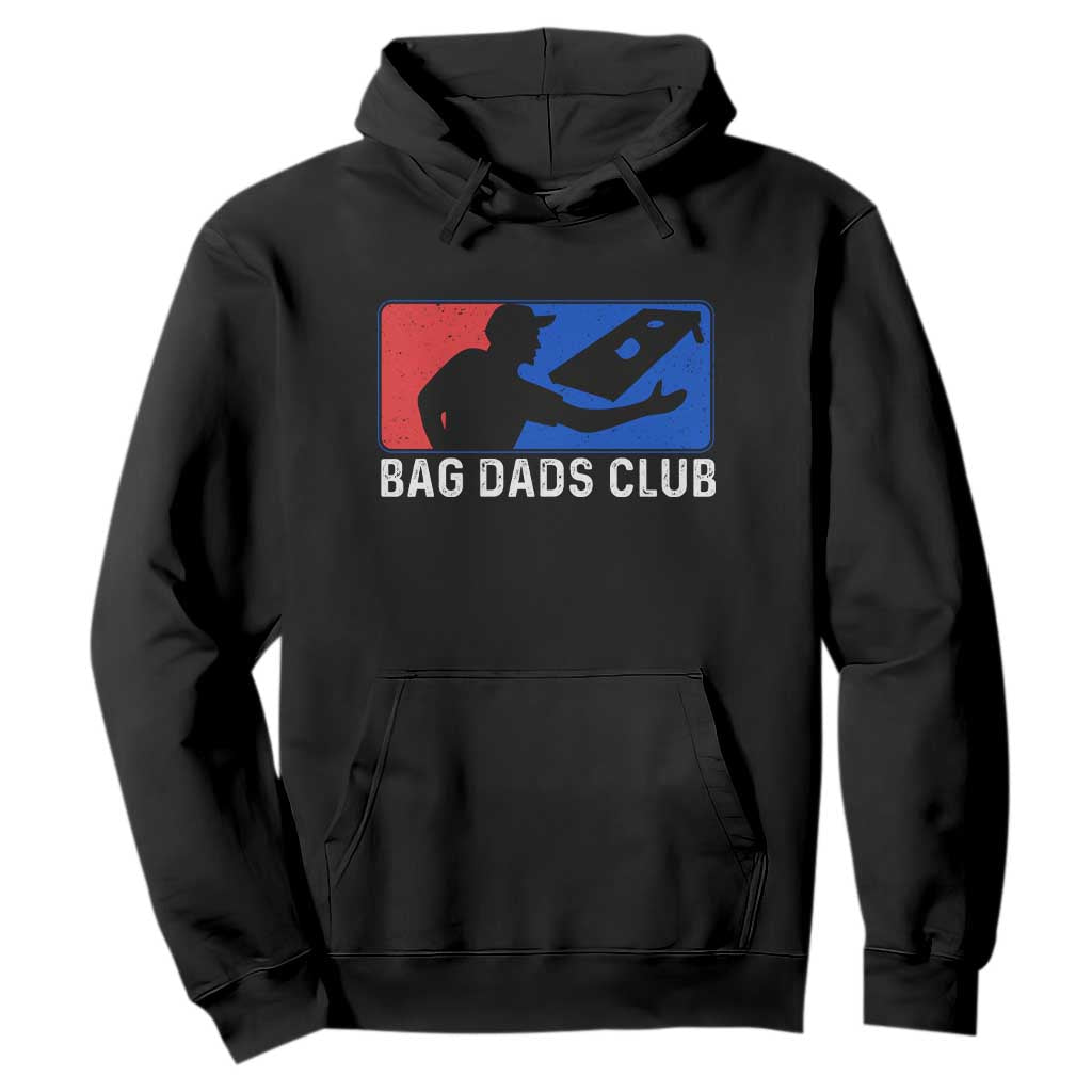 Funny Cornhole Bag Dads Club Hoodie TS10 Black Print Your Wear